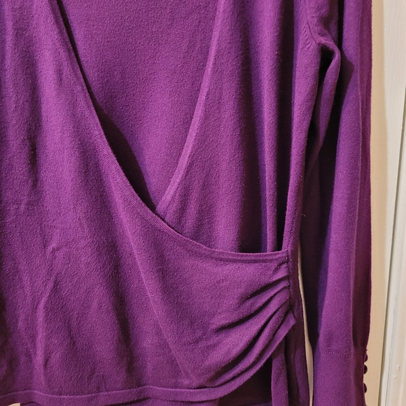 Apt. 9 long sleeve Pullover sweater M purple - Picture 4 of 5